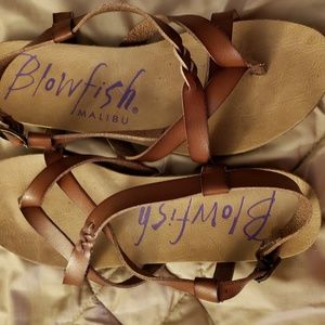Brown Blowfish Sandals